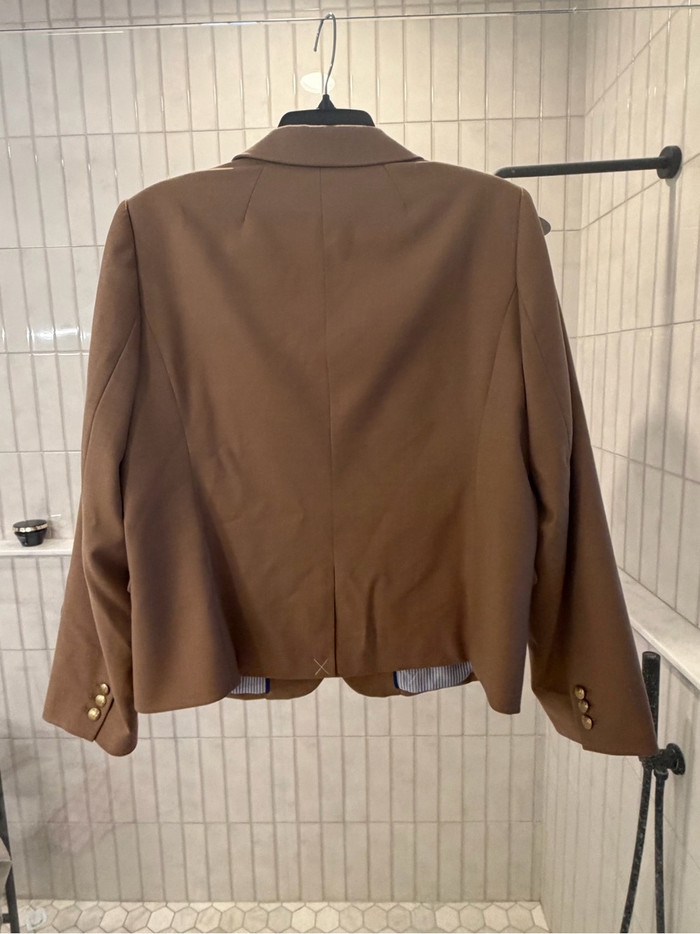 J. Crew Camel Single-Breasted Tailored Blazer - Picture 6 of 10
